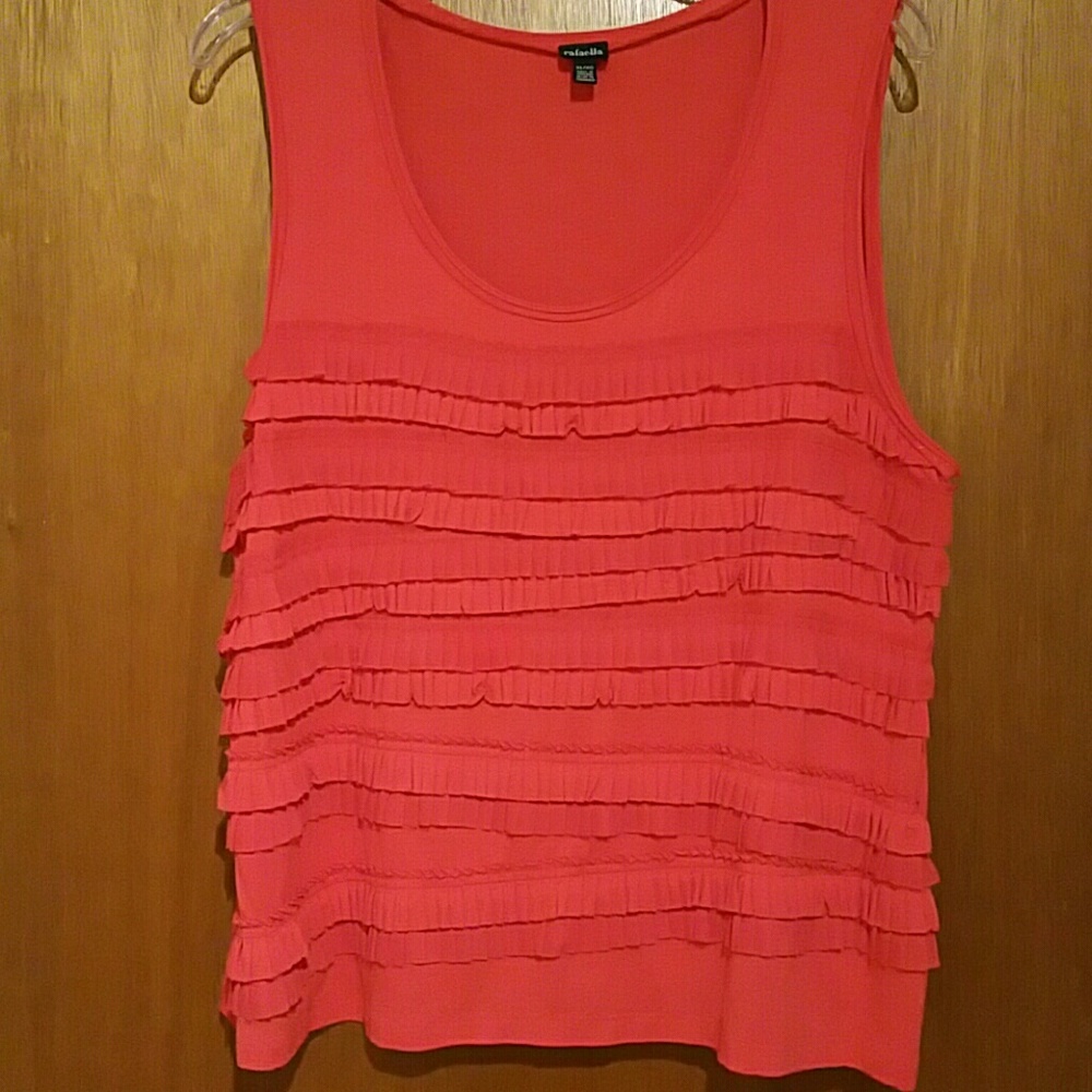 Coral tank top